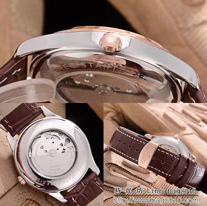 LONGINES浪琴 經典大三針 全自動機械 精品男士腕表 WSS1096